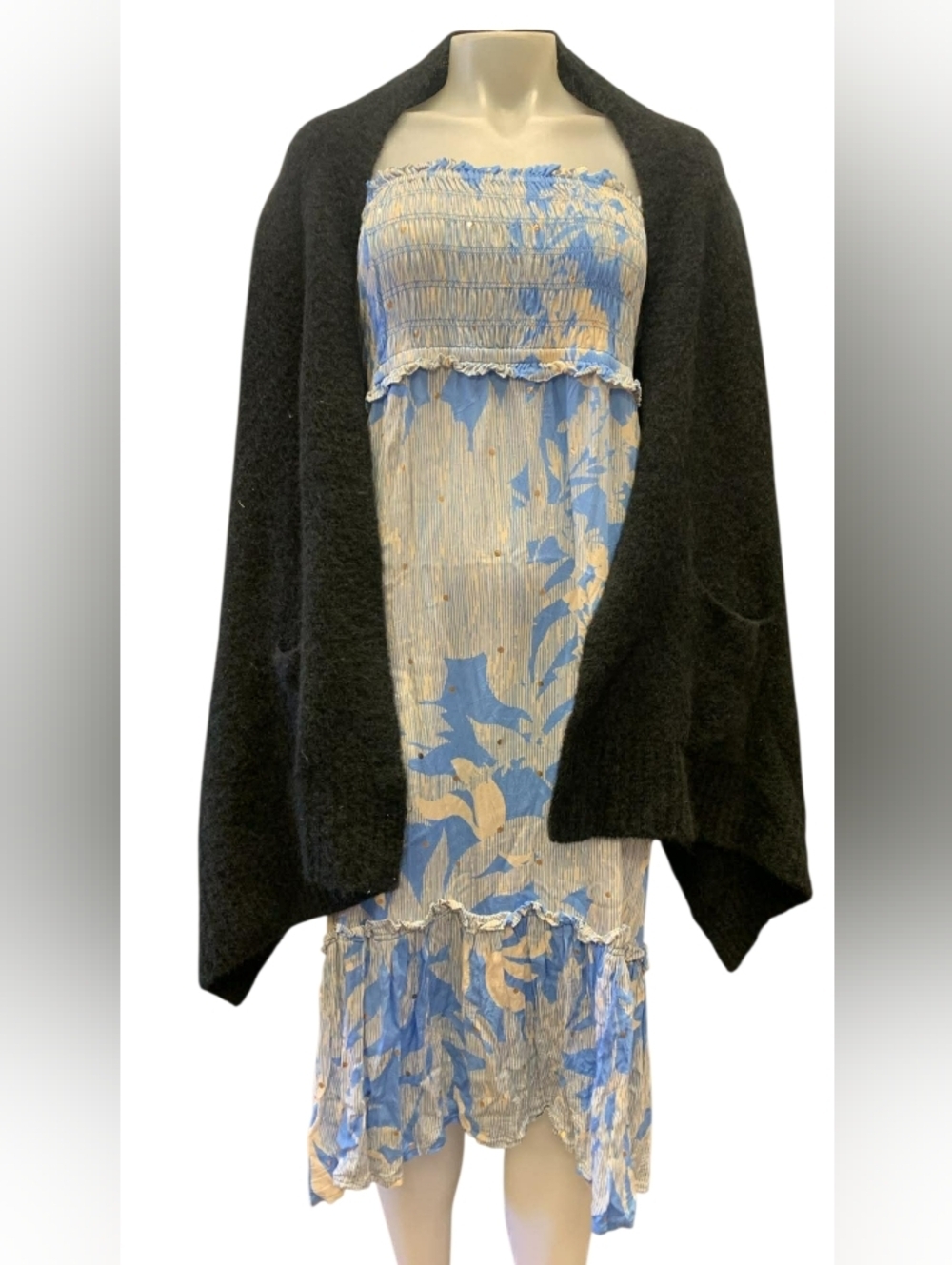Sarah Pacini Made in Italy Merino & Mohair Blend Open Caridigan, Ladies One Size